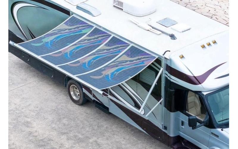 锚定美国房车市场 金阳新能源推出全球首款彩色太阳能遮阳篷