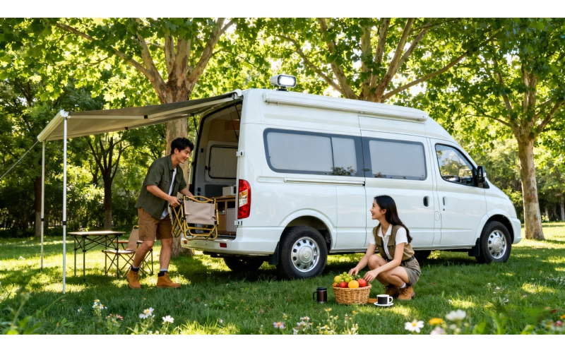 车轮上的温柔乡：小两口与大通V80的慢旅时光