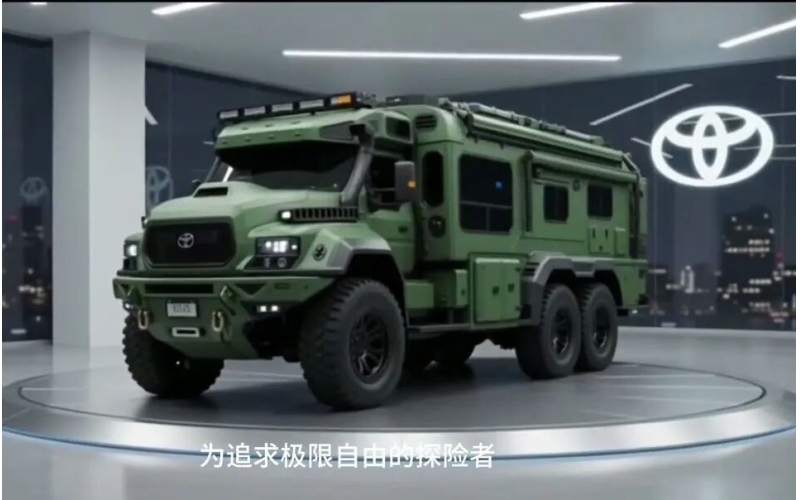 2026款丰田IRONPEAK 6&times;6房车：500-800马力加离网生活，不便宜但够硬核