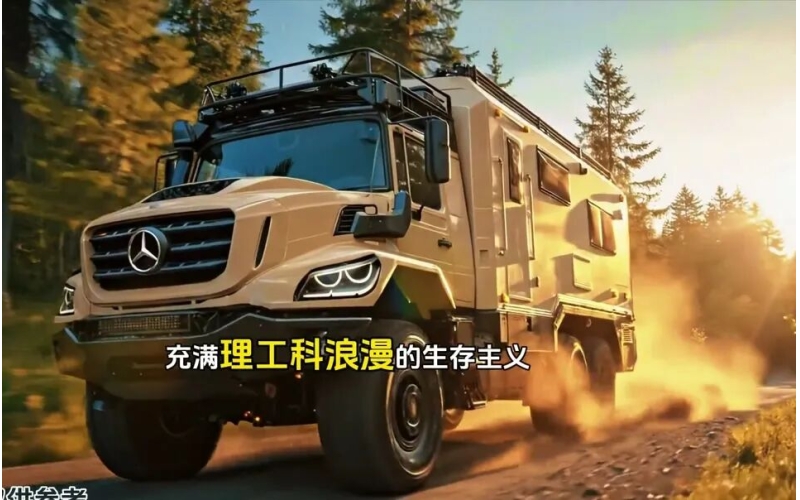 2026款梅赛德斯-奔驰泽特罗斯房车：近4米车身+六轮驱动，不跟风的荒野豪宅