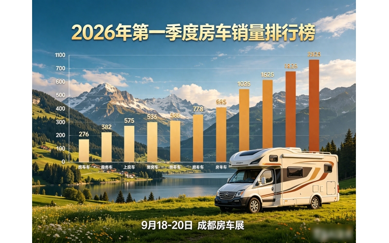 2026年第一季度房车销量排行榜，前十厂家都有哪些特点？