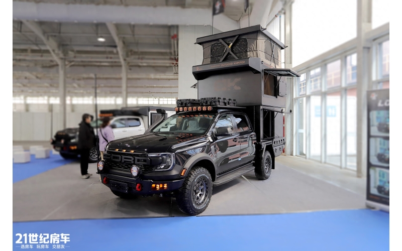 四驱+三层立体空间！OK福特 Ranger LOFT 双排皮卡越野房车